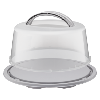 Pojemnik na ciasto okrągły KALINKA 35x35x16cm 28570 taupe