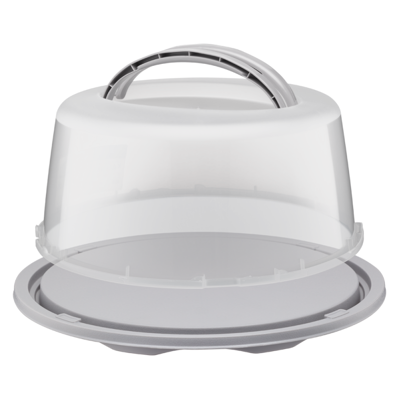 Pojemnik na ciasto okrągły KALINKA 35x35x16cm 28570 taupe