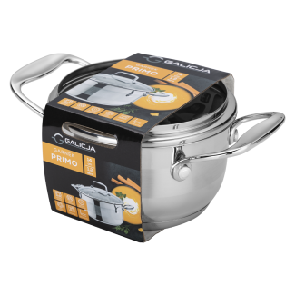 Garnek nierdzewny PRIMO 14cm/1,2l 19846 !