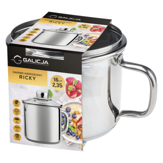 Garnek z pokrywą RICKY 16cm/2,35l 06556