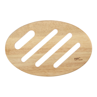 Podkładka pod garnek z drewna kauczukowego 71869