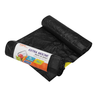 Worki na śmieci EXTRA MOCNE z taśmą 35L, 15 szt. 00726