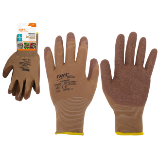 Rękawice ochronne Dragon-Brown rozm.9-L 10903