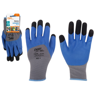 Rękawice ochronne Dragon-Blue rozm.9-L 10908