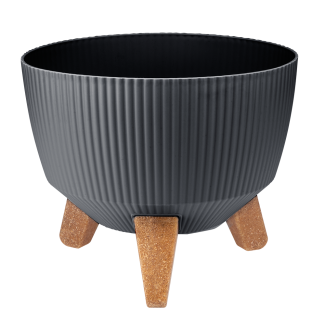 Misa NOSTALGIA na nóżkach 24cm 13653 antracyt