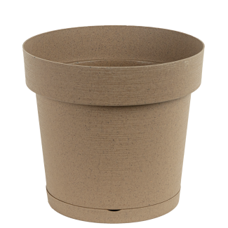 Doniczka z podstawką MELROSE GLAMOUR 20cm 25304 wood