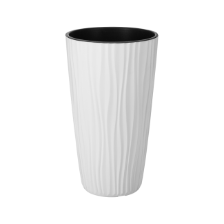 Doniczka wysoka SAHARA 35x60cm 07737 biały