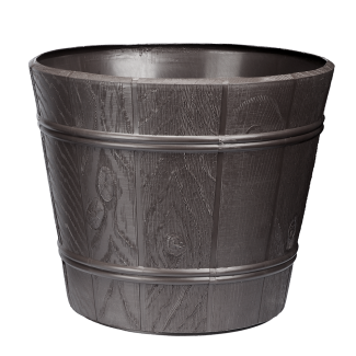 Doniczka DREWNOPODOBNA 4 30cm 7210 grafit