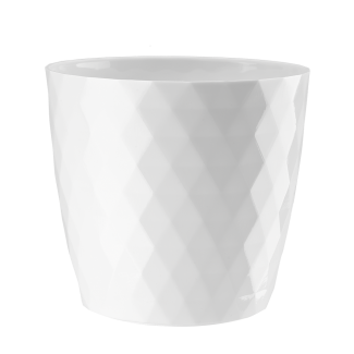 Doniczka CRISTAL 14cm biały