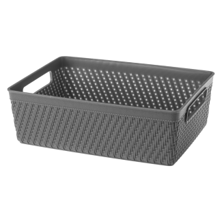 Koszyk LUIS 23,2x17,2x7,8cm 29650 szary ciemny