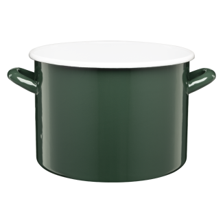 Garnek emaliowany gładki GORDON 22cm/6l 29310 zielony