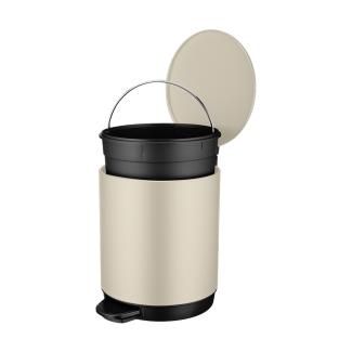 Kosz łazienkowy na śmieci okrągły OREL 5l 16944 (int) beżowy