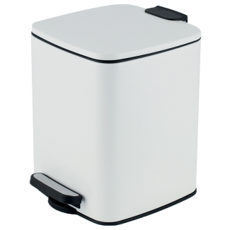 Kosz łazienkowy na śmieci kwadratowy OREL 5l 0325 (int) biały