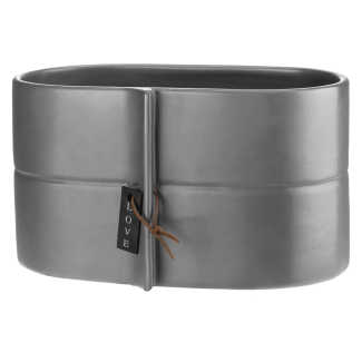 Osłonka ceramiczna ELIZA 22x12cm 24916 szary