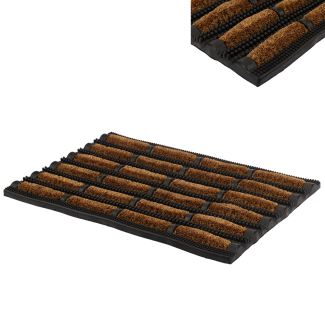 Wycieraczka gumowo kokosowa MARK 60x40cm 25228