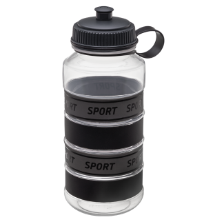Butelka sportowa MAXI 1l 14018 czarny
