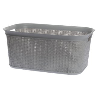 Kosz na pranie WILLOW 27l 22764 szary jasny