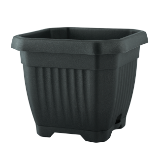 Doniczka z podstawką OCTAGON 35x35cm 25243 antracyt