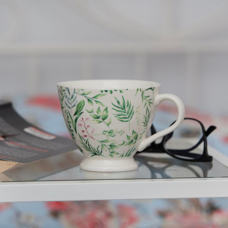 Kubek ELEGANT TEA 370 ml z porcelany New Bone 91412