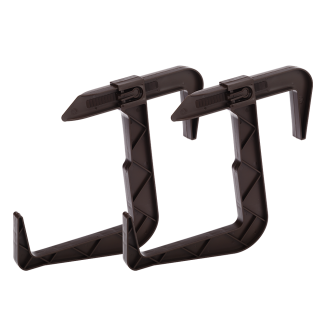 Komplet uchwytów do doniczki balkonowej RATTAN 2 sztuki 23837 brąz