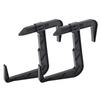 Komplet uchwytów do doniczki balkonowej RATTAN 2 sztuki 23837 grafit