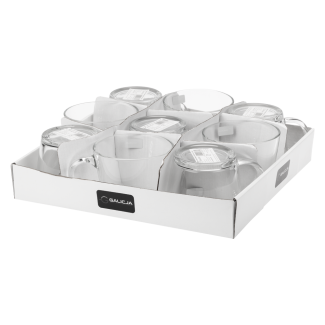 Kubek JUSTIN 380ml 25880 (tacka 9 sztuk)