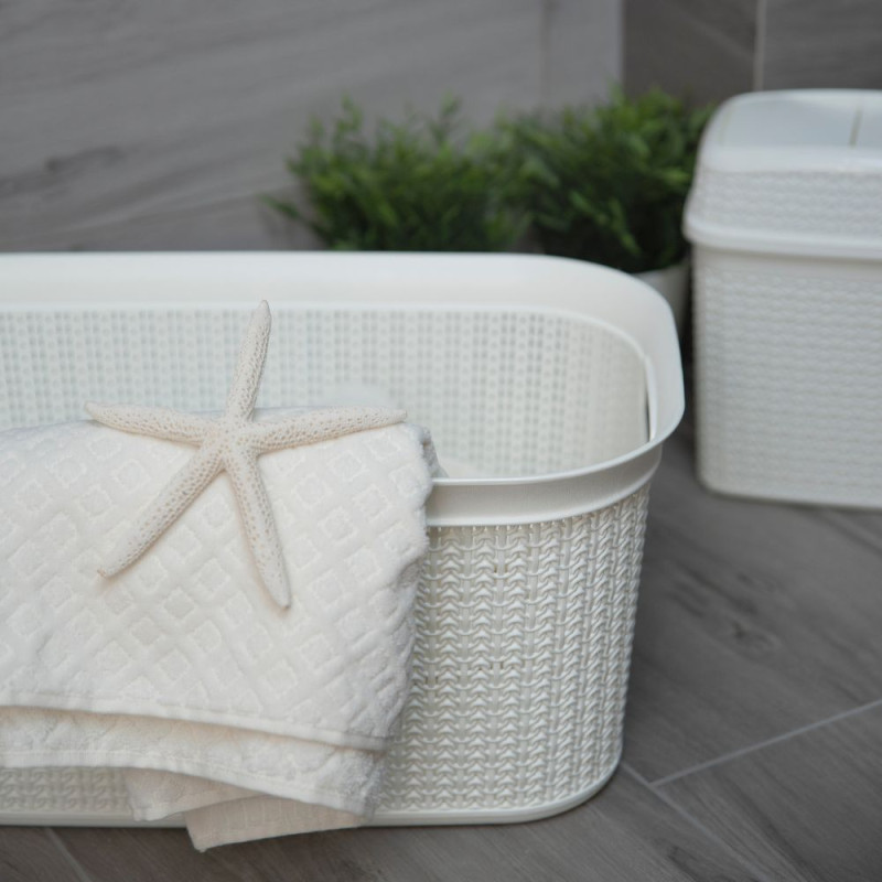 Kosz na pranie WILLOW 27l 22764 biały