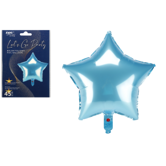 LGP Balon foliowy STAR 22144 light blue