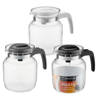 Dzbanek żaroodporny MARTA 1,25l 26905