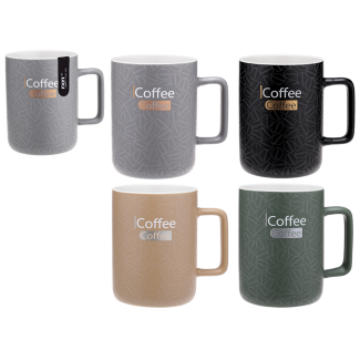 Kubek DARK COFFEE 400ml z porcelany New Bone 81495