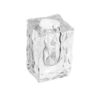 Świecznik szklany ICE CUBE 5,5cm, 91454