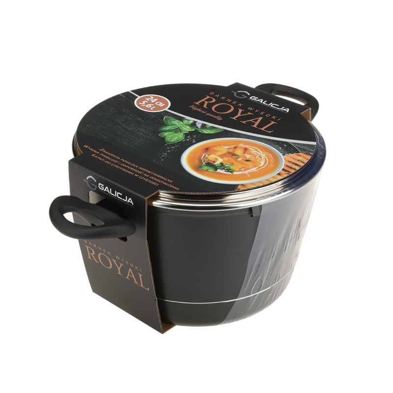Garnek wysoki ROYAL 24cm/5,6l 20644