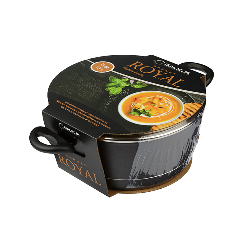 Garnek z pokrywą ROYAL 18cm/1,7l 6735