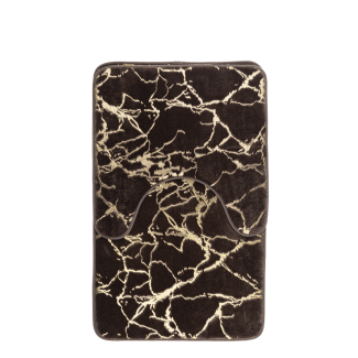 Komplet dywaników łazienkowych MARLENE 50x80/50x40cm 2 elementy 29046 brąz