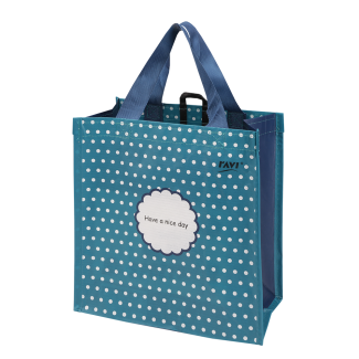 Torba na zakupy DOTTIES 26x15x27 cm 10106 GREEN