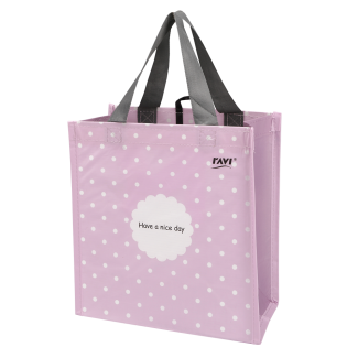 Torba na zakupy DOTTIES 26x15x27 cm 10106 PINK