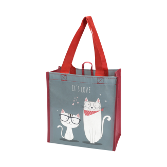 Torba na zakupy RPET 26x15x27 cm 00155 LOVE