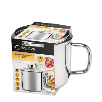 Garnek z pokrywą RICKY 14cm/1,7l 06549