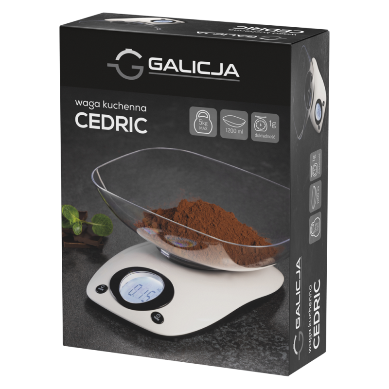 Waga kuchenna elektroniczna CEDRIC 12755 