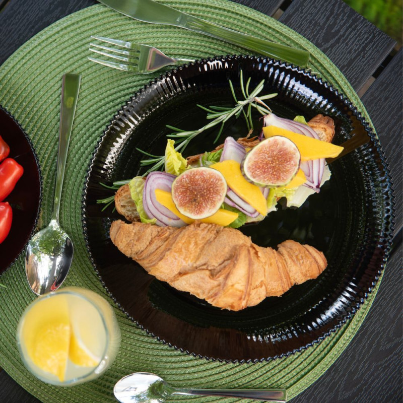 Talerz płytki AURORA BLACK 26,5cm 37567