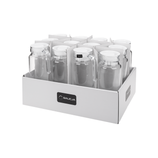 Dzbanek z pokrywą JACOB 1l 33194 (tacka 12 sztuk) mix