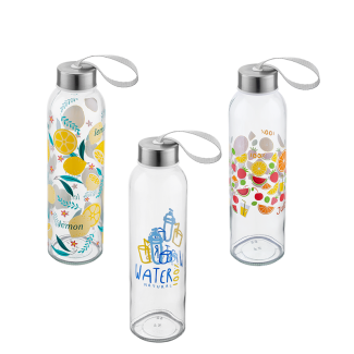 Butelka szklana SOPHIE 500ml 33774 (tacka 12 sztuk)