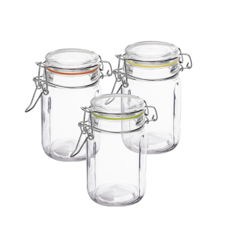 Słoik z klipsem metalowym EDO 260ml 35570 (display 12 sztuk)