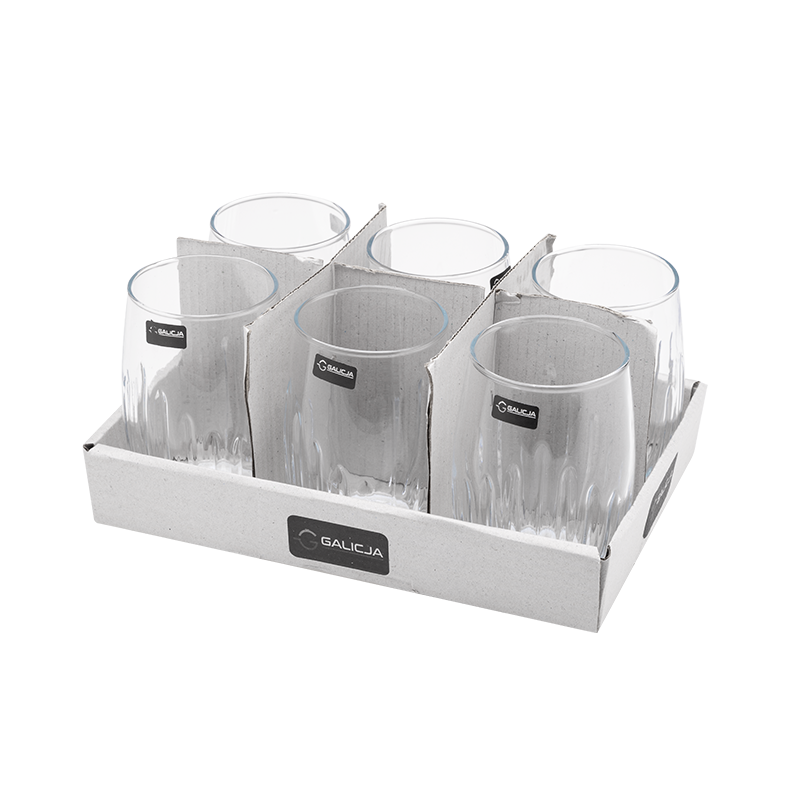 Szklanka LEYLA 370ml 30766 (tacka 6 sztuk) wzór 2