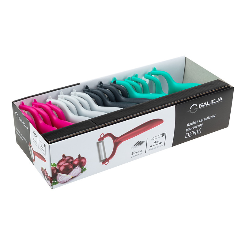 Skrobak ceramiczny poprzeczny DENIS 20166 (display 20 sztuk)