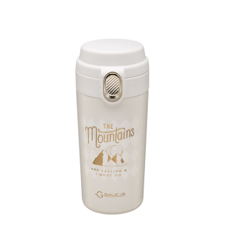 Kubek termiczny MOUNTAINS 350ml 23089 krem