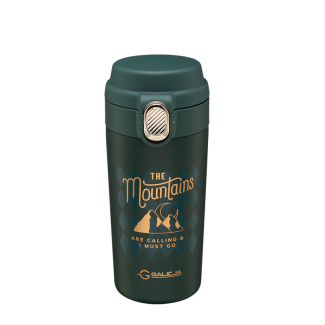 Kubek termiczny MOUNTAINS 350ml 23089 zielony