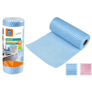 Ściereczki uniwersalne na rolce 20x40cm 40szt. 10417