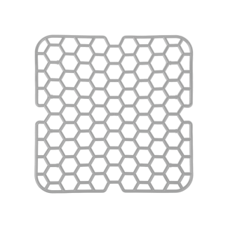 Kratka do zlewu miękka kwadratowa 7360 szary