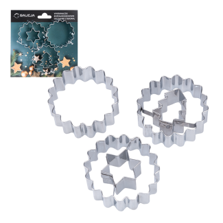 Wykrawaczki do ciastek z dziurką BN 3 sztuki 19693